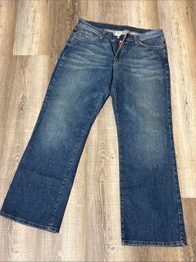 Vintage Lucky Brand Wide-Leg Jeans in Medium Blue Wash